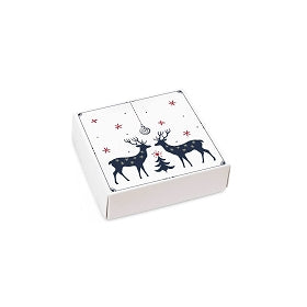 One Winter Night Cover with Reindeer and Christmas Decorations for Holiday Assortments